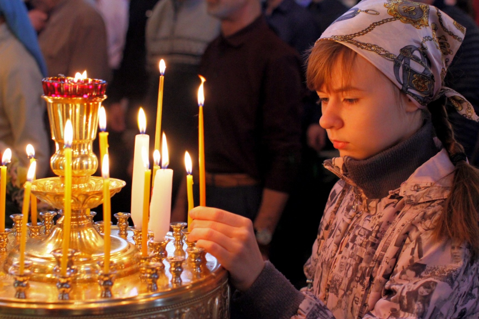 Свечи для крещения в храме