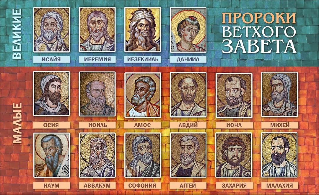 Хронологическая таблица пророков-писателей